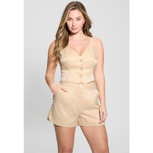 Colete Guess Alfaiataria Bege