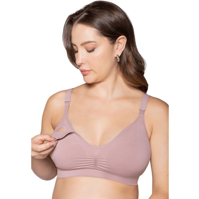Sutiã Amamentação Sem Bojo Flexível Lingerie Mamãe Gestante Lupo