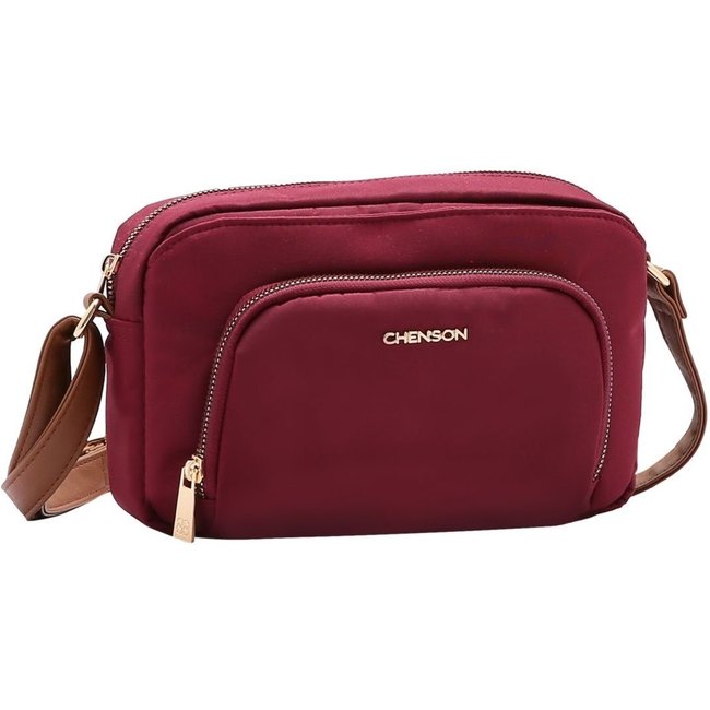 Bolsa Feminina Chenson Microfiber Vinho 3184587