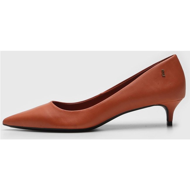 Scarpin Santa Lolla Salto Fino Caramelo