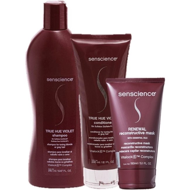 Senscience True Hue Violet Duo Home Care e Renewal Mask 150ml
