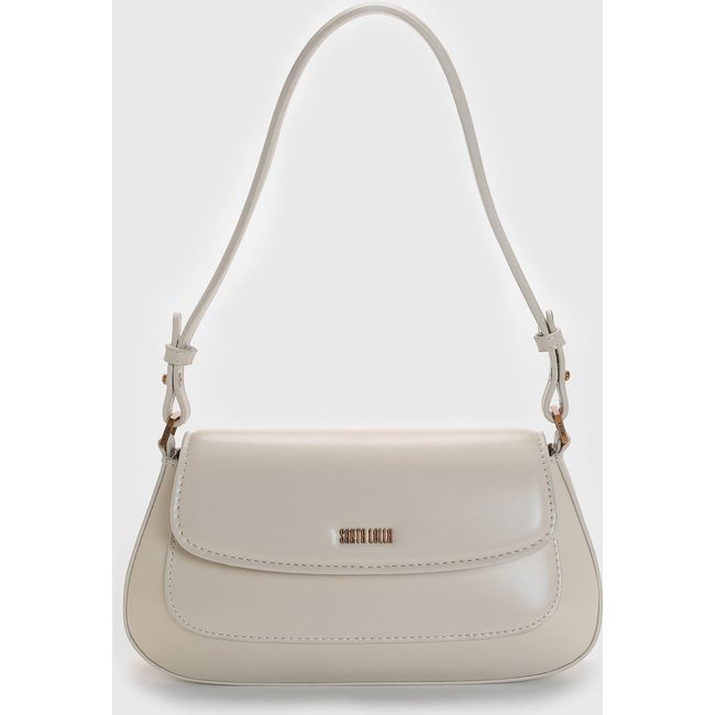 Bolsa Média Santa Lolla Estruturada Off-White