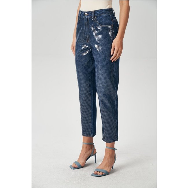 Calça Jeans Boyfriend Glam Feminina Acostamento