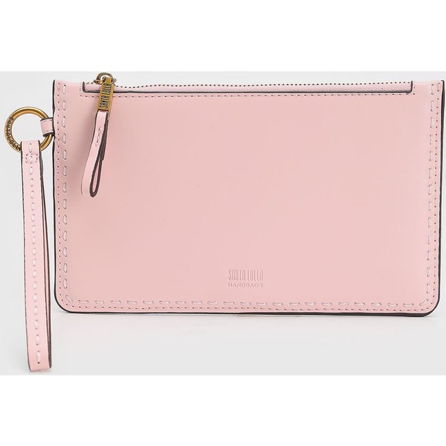 Bolsa Feminina Santa Lolla Alça Mão Rosa Claro