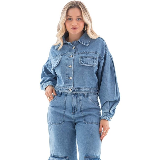 Jaqueta Jeans Feminina Arauto