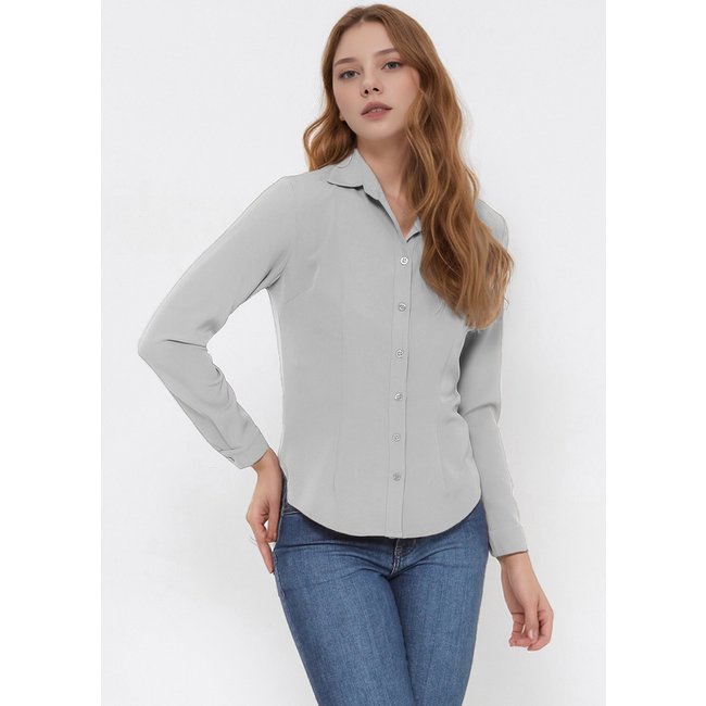 Camisa Intens Manga Longa Laguna Cinza