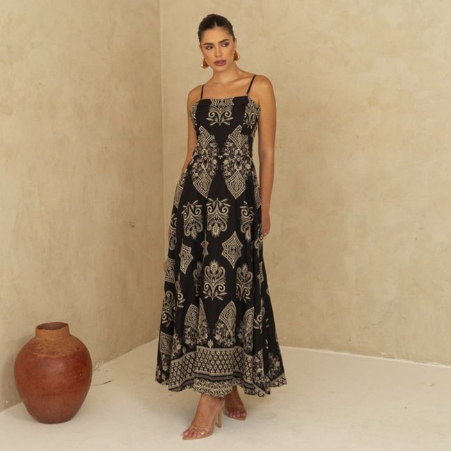 Vestido De Festa Auston Alexis Preto