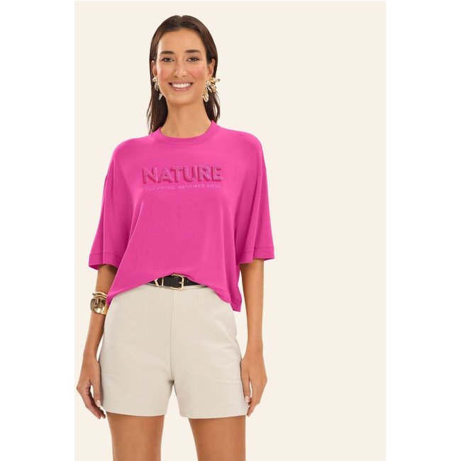 Blusa Feminina Viscotorcion Rovitex Rosa
