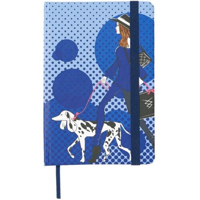 Caderno Sem Pauta 9 x 14 Signature Collection Azul Azul