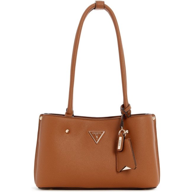 Bolsa Guess Meridian Ii Shoulder Satchel Marrom