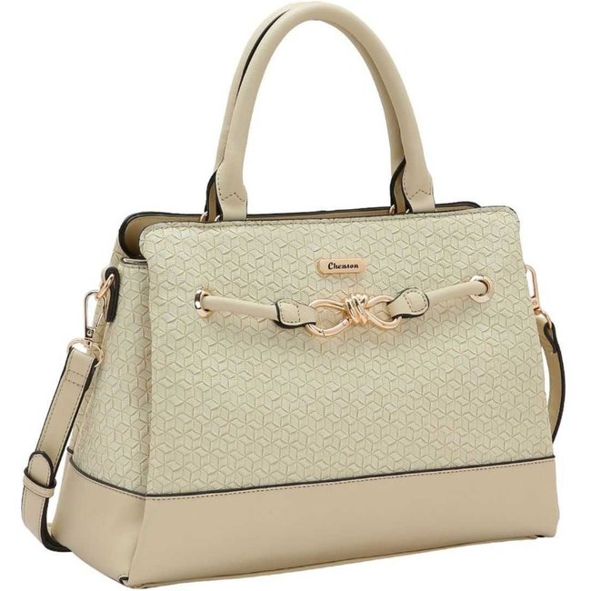 Bolsa Feminina Chenson Ferragem Chic 3485307 Bege