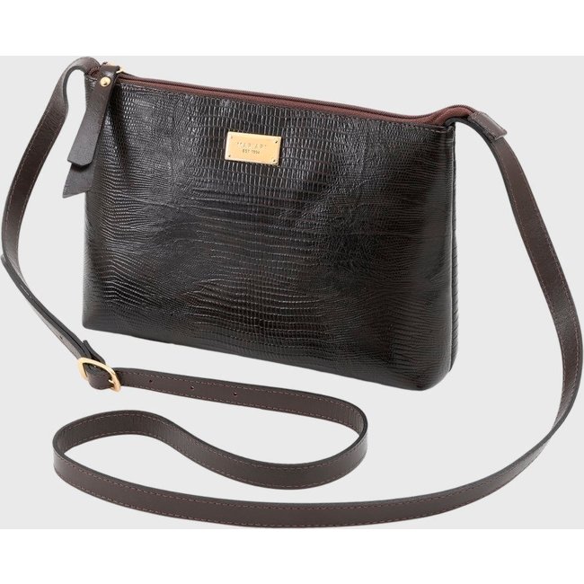 Bolsa Transversal Couro Mariart 2190MRT Café