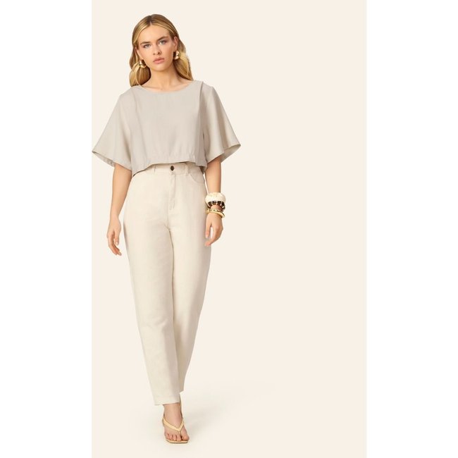 Blusa Feminina Alfaiataria Endless Bege