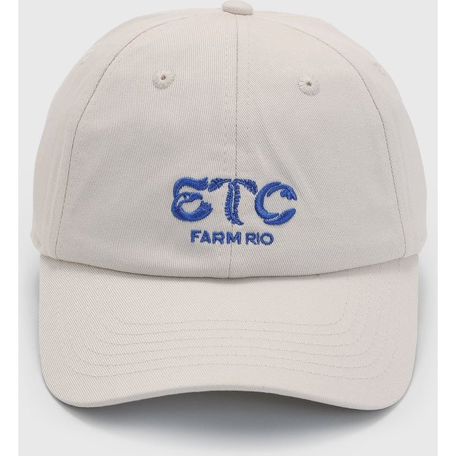 Boné Feminino FARM ETC Bordado Off-White