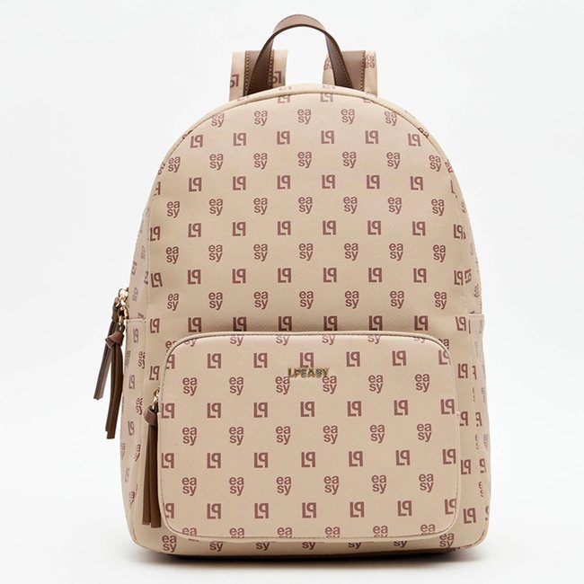 Mochila Easy Lança Perfume Monograma Ou26 Marrom Feminino
