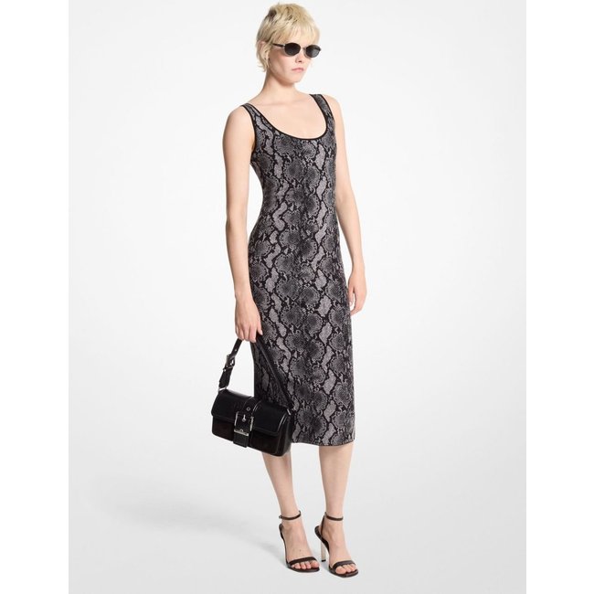 Vestido Midi De Jacquard Mf482kgf58001