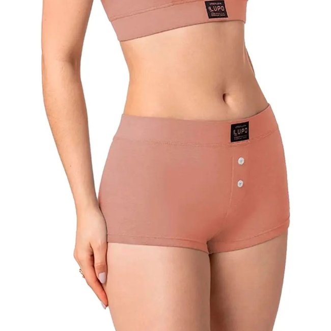 Calcinha de Algodão Feminina Boxer Loba