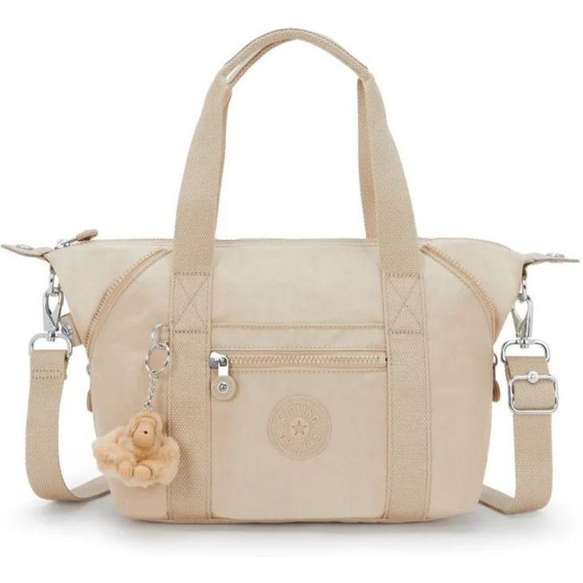 Bolsa Kipling Art Mini Sparkled Beige