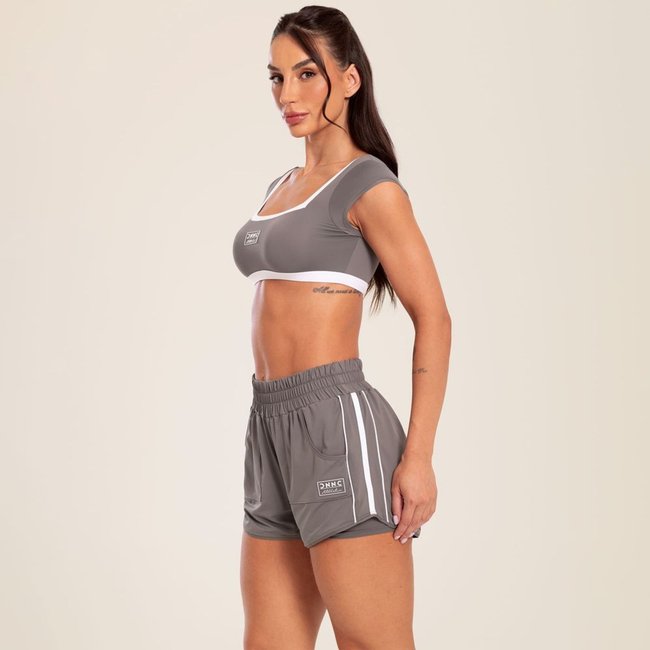 Short Style Soltinho Frost Gray Tecido Geladinho Donna Carioca