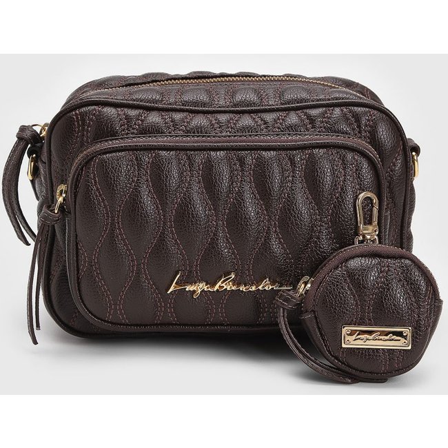 Bolsa Transversal Luiza Barcelos Matelassê Café