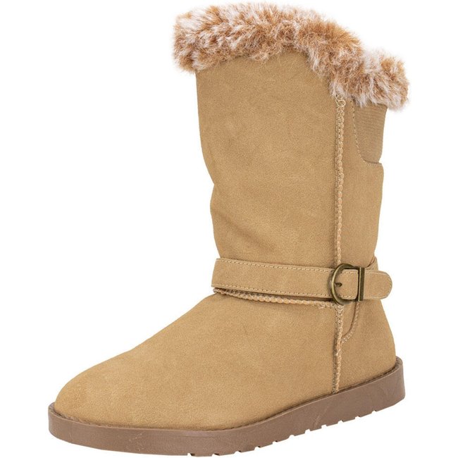 Bota Feminina Cano Médio Mooncity 70808 0740808 Bege