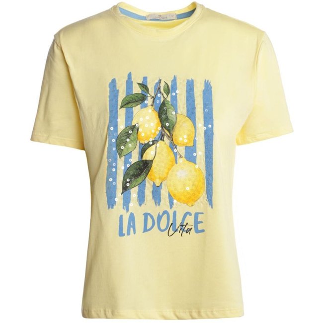 Blusa Siciliano Bordado Autentique Feminina AMARELO