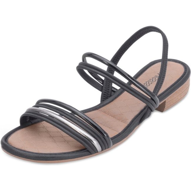 Sandália Mississipi MS24-MB982 Preto-Caramelo