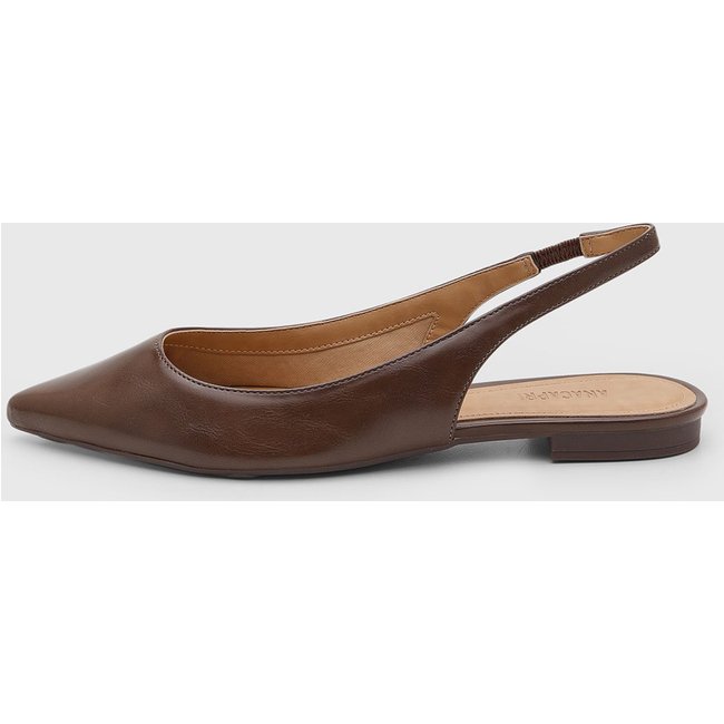 Sapatilha Feminina Anacapri Bico Fino Marrom