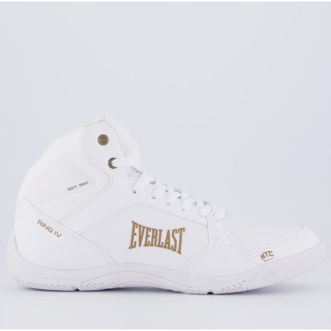 Tênis Everlast Ring 4 Feminino Branco e Dourado