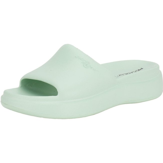 Tamanco Feminino Anabela Marshamallow Piccadilly C238003 0080003 Verde