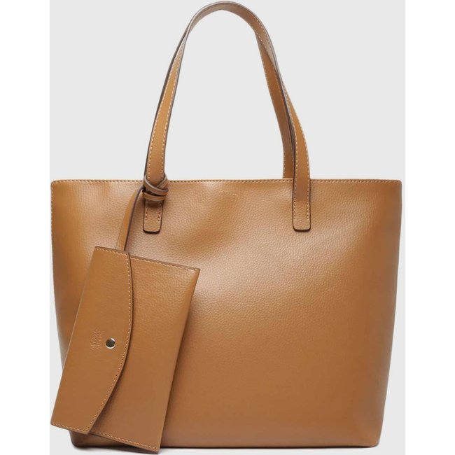 Bolsa Tiracolo Arezzo Shopping Caramelo