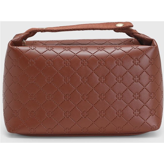 Necessaire Capodarte Monograma Caramelo
