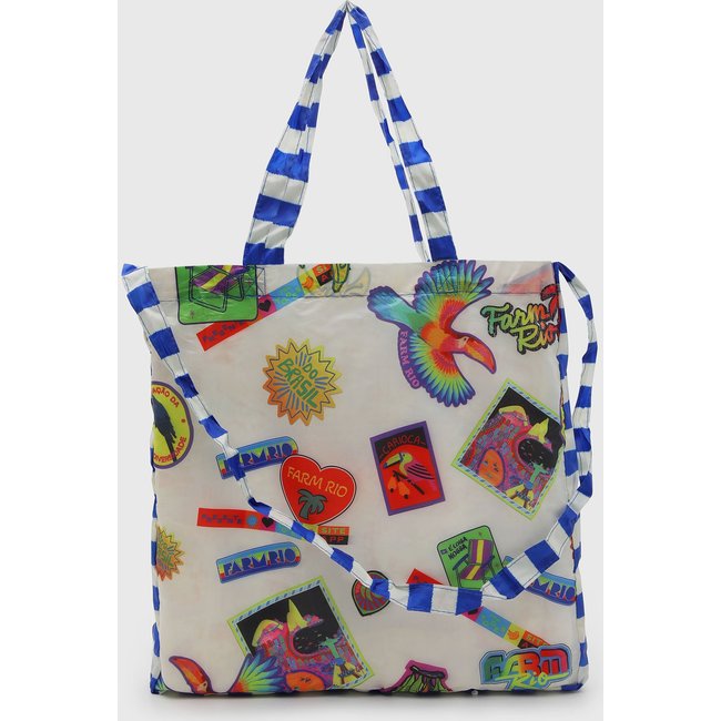 Bolsa Feminina FARM Me Leva Patch Branca