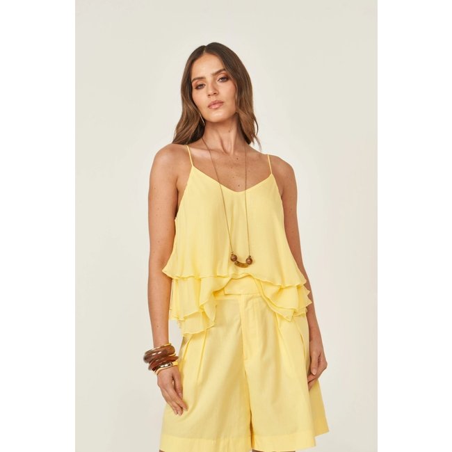 Blusa Colcci Amarelo Cornish