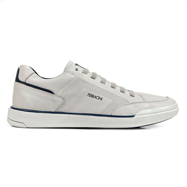 Sapatênis de Couro Ferracini Masculino Star Fr 1062 Cinza
