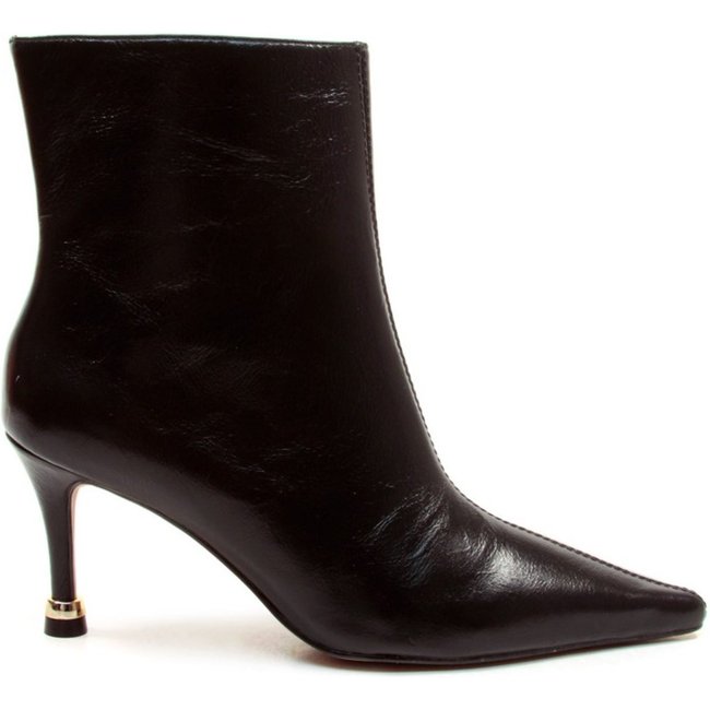 Bota bico fino cano curto Cecconello 2937002 Preto