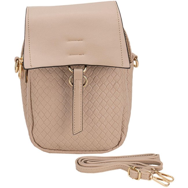 Bolsa Feminina Transversal Fuseco Wbft81004 7938104 Bege