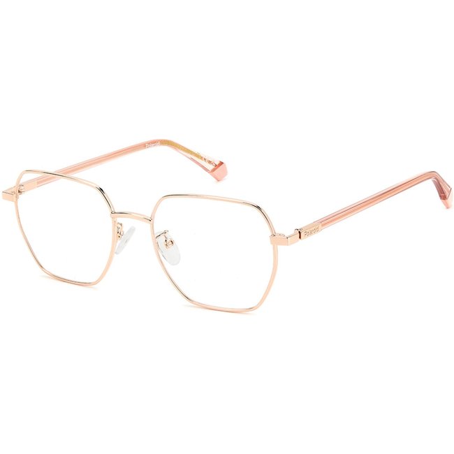 Armação de Óculos Polaroid Pld D524/G DDB - Dourado Copper 52
