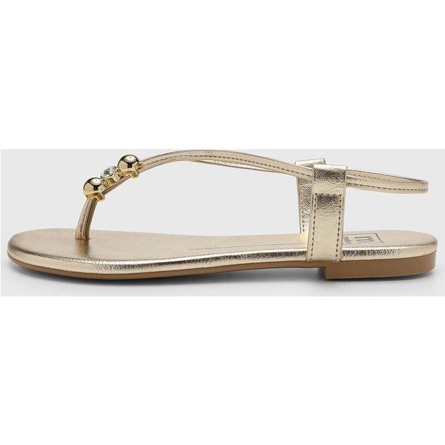 Rasteira Feminina Moleca Dourada Fechada