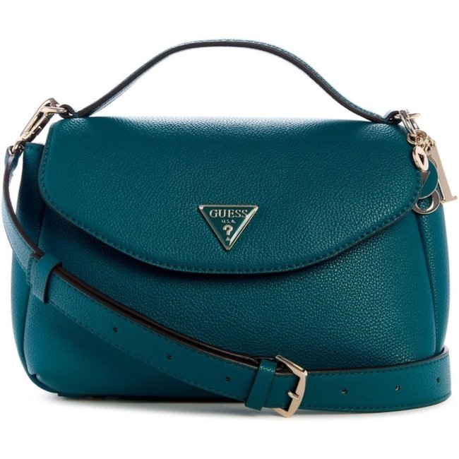 Bolsa Guess Evie Top Handle Flap Azul