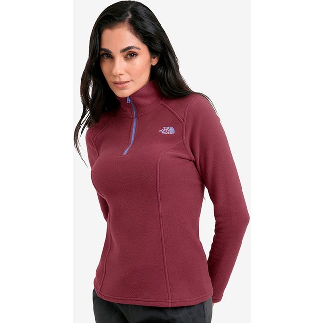 Moletom The North Face Fleece Glacier Hzip Roxo Feminino