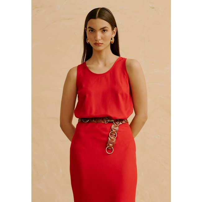 Blusa Lisa Basica com Alça Larga