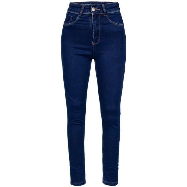 Calça Jeans Feminina Sawary Plush Up Azul Escuro