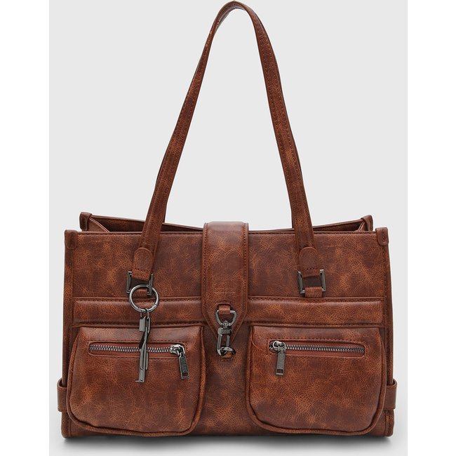 Bolsa Feminina Santa Lolla Grande Marrom