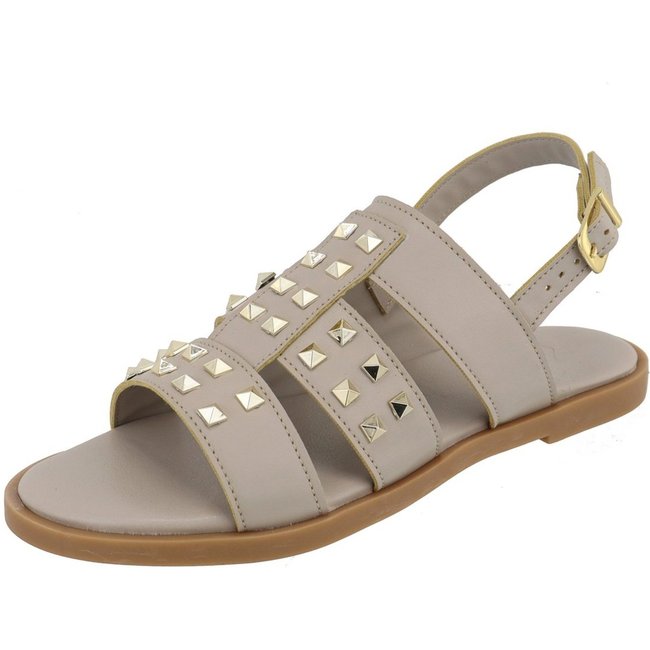 Rasteira Sandália Feminina Piramides Lançamento Nude Tellini Store