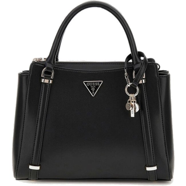 Bolsa Guess Daryna Ii 2 Comp Satchel Preto