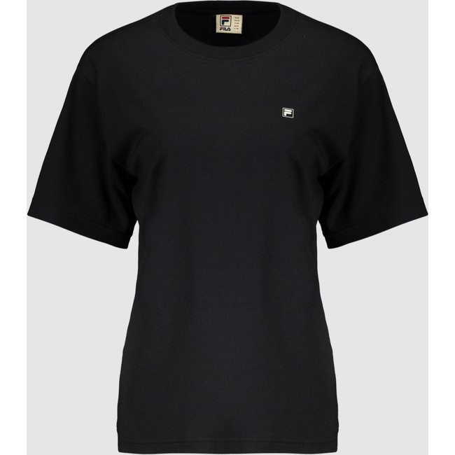 Camiseta Fila Oversized Letter Graphic Feminina Preta