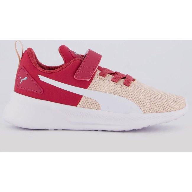Tênis Puma Flyer Runner V PS Rosa e Branco