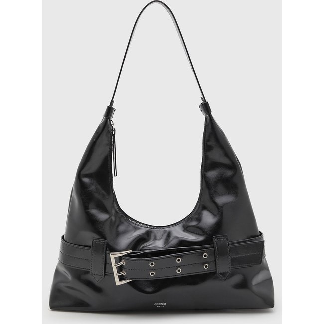 Bolsa Feminina Arezzo Cinto Decorativo Preta