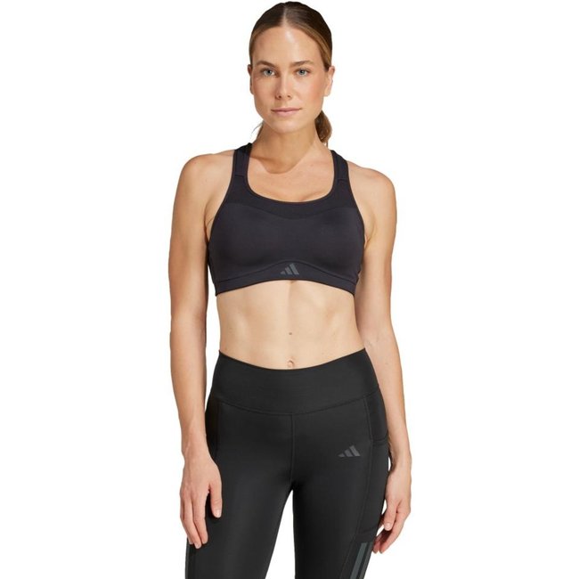 Top Treino Alto Suporte TLRD Impact adidas Performance Preto